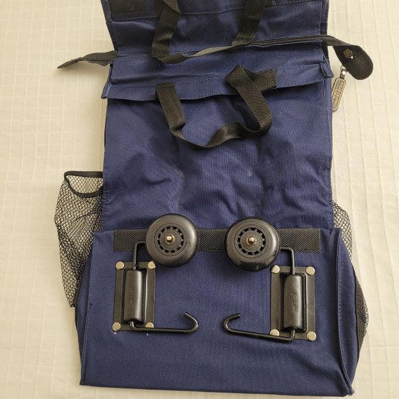 Polar Graphics collapsible wheeled travel bag. Alaska last frontier gear. - Picture 3 of 10